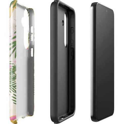 Flamingo Pattern Galaxy S25 Impact Case